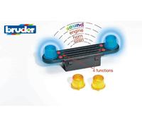 Truck Accessories: Light and Sound Module (trucks) incl. Battery - Bruder 02801