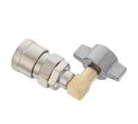 Truck Air Duster Quick Disconnect Coupler 90 Degree Iron Silver