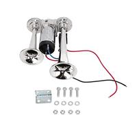 Truck Air Horn 12V 130dB Dual Trumpet Loud Strong Air Pressure Train Boat Car