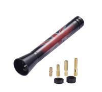 Truck Antenna Flag Printed | National Flag Pattern Car Antenna - Aluminum Alloy Short Automotive with Internal Copper AM/FM Radio Reception for Car, Truck and Van