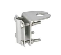 Truck Antenna Mirror Mount Bracket by Heavy Duty Stainless Steel Side Rail Mast Clamp Mount Accepted UHF-F, SO-239, 3/8" x 24 CB Stud, N-Female Connector for Amateur Ham, CB, TV, Mobile Antenna