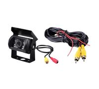 Truck Backup Camera Heavy Duty 18 LED IR Night Vision Waterproof Vehicle Rear View For Truck/Trailer/Pickups/RV Car Backup Camera(Add 20m AV Cable)