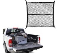 Truck Bed Cargo Mesh Organizer for Mitsubishi Mighty Max 1982-1991 | Pickup Truck Cargo Net with 3 Pockets, Elastic Storage Organizer for Truck Bed SUV, Heavy Duty