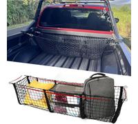 Truck Bed Cargo Mesh Organizer for Ram 5500 Chassis Cab | Pickup Truck Cargo Net with 3 Pockets, Elastic Storage Organizer for Truck Bed SUV, Heavy Duty