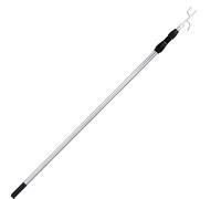Truck Bed Cargo Reacher - Telescopic Grabber Tool with Stainless Steel Hooks | 4.92' Extendable Retriever Stick for Pickup RV SUV Trailers, Car Trunk Loads, Rust Free Hauling Helpers
