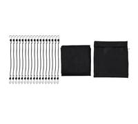 Truck Bed Cover Bed Truck Bed Tarp Cover w/Bungee Belts Oxford Cargo Tarp Cover(Fit 5.5-5.8 Ft)