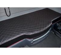 TRUCK BED COVER COMPATIBLE WITH RENAULT T RANGE ECO LEATHER - BLACK/Red
