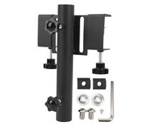 Truck Bed Flag Pole Holder, Heavy Duty Steel Flagpole Mount with Black Powder Coat, No Drill Installation for Pickup Truck Bed Rail, Compatible with Tundra BT - 50 F - Serie