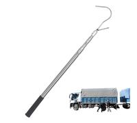 Truck Bed Reach - Stainless Steel Telescopic Cargo Grabber Reach Retriever - Heavy Duty Telescoping Pull Pole, Multifunctional Hig is A Convenient, Portable, Ah Bar Truck Tarpaulin Hook