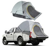 Truck Bed Tent for Jeep Gladiator Overland, PU2000mm Rain-Resistant Camping Shelter for Pickup Use, Breathable Durable Design for Outdoor, Easy to Install,L: (260+55) × 180 × 170 cm