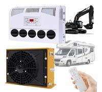 Truck Cab Air Conditioner Split for Semi Trucks, Buses, RVs, and Vans - Rapid Cooling, Low Noise, Ideal for Big Rig Sleeper Cabins and Caravans