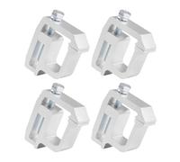 Truck Cap Basques - Heavy Duty Topper Clamps, Adjustable Mounting Brackets | Shell Clamp Kit, No Rusty Drill for Covers, Caps and Installations