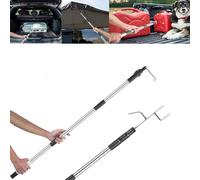Truck Cargo Grabber, Cargo Grabber Reach Retriever Tool, Telescoping Pickup Truck Bed Retriever Tool, Heavy Duty Truck Bed Accessories Telescoping Pull Pole, Bed Buddy Truck Tool Magnetic
