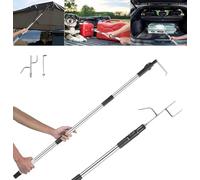 Truck Cargo Grabber，Telescoping Pickup Truck Bed Retriever Tool,Lightweight and Durable，Bed Buddy Truck Tool Magnetic,Truck Bed Hook Magnetic ，Extends 4.9-8.5 Ft ， for Easy Item Retrieval(3M)