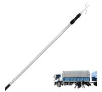 Truck Cargo Retriever - Telescoping Bed Hook Tool | Heavy Duty 4.92Ft Extension Pole with Grab Hooks for Pickup Organization, Vehicle Loading, Gear Access, Storage Management, Trailer Use