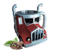 Truck Coffee Mug - Creative Beer Mugs in Semi-Trailer Shape | Fun Coffee Mug, Ceramic Glasses and Glasses for Tea, Juice, Milk, Latte, Hot Chocolate | Fab Driver Gift