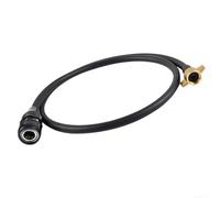 Truck Compressed Air Hose 60 cm SP20 Socket Metal | 23.6 inches long, 12 bar operating pressure, black colour, for tyre inflation, durable