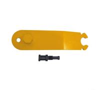 Truck Door Alignment Tool Auto Body Collision Repair Bar 1 Pack For Car Hinge Adjustment ABS Material Uses 1/2 Inch Breaker Bar Leverage Red Golden Gray Fits Late Model Vehicles Welded Hinges(golden)