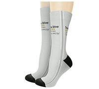 Truck Driver 5 Out Of 5 Stars Review On Time Every Time Women Men Warmer Sock Funky Athletic Crew Sock Casual Walking Socks For Sports Workout Running