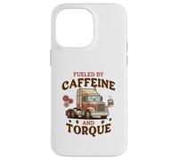 Truck Driver Fueled by Caffeine and Torque Kawaii Trucker Case for iPhone 14 Pro Max