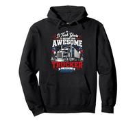Truck Driver Happy Birthday Humor Fun Tee Trucker Trucks Pullover Hoodie