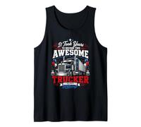 Truck Driver Happy Birthday Humor Fun Tee Trucker Trucks Tank Top