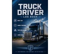 Truck Driver Log Book: Daily Hours, Trips & Mileage Tracker for Professional Drivers