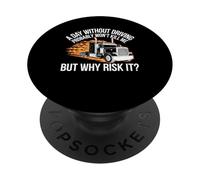 Truck Driver Trucker Lover Semi Truck CDL for Men Women PopSockets Adhesive PopGrip