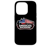 Truck Drivers America's Backbone Patriotic Trucker Truckie Case for iPhone 14 Pro