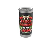 Truck Driving is My Jam Stainless Steel Insulated Tumbler