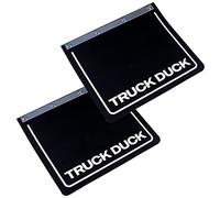 TRUCK DUCK® Universal Mud Flaps Splash Flaps Set 45 x 35 cm Black for Truck Trailer Trailer Transporter Rear Front