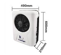 Truck Electric Split Air Conditioner ,12V Parking Air Conditioning 24V For Car RV Tractors Camper Van Motorhome For Truck, Boat, Automotive, Camper, Travel Traile(Single External 24V)