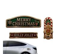 Truck Emblems Christmas Iron Truck Door Sticker Embellishment