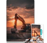 Truck Excavator Adult Jigsaws 1000 Pieces Difficult,Learning Educational Toys Family Games Gifts for Friends And Family (38x26cm)