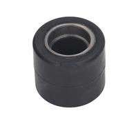 Truck Load Wheel 80 x 70mm Stainless Steel Rubber Scratch Free Replacement for 6204 Bearing, Heavy Duty Pallet Truck Wheel with 95A Hardness Rubber Tire for Warehouse