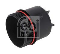 FEBI BILSTEIN Fuel Filter Cover With Seal Ring 124mm Outer Diameter Fits SCANIA