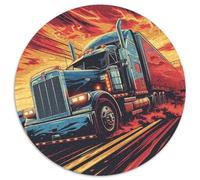 Truck Puzzle 1000Pc Jigsaw Rotundity Jigsaws Adults Kids Puzzles Presents Creative Geometric Challenging And Brainteasing Fun Creativity & Gift Giving Adult 1000pcs (67.5x67.5cm)