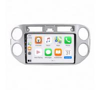 Truck Sat Nav for VOLKSWAGEN VW GOLF 5 PLUS TIGUAN 2007-2016 with Apple Car Play & Android Auto, Portable Touch Screen, Wireless Car Play Screen with Voice Control Radio, 4 Core 2G＋32G