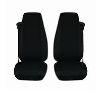 Truck Seat Covers BLACK Lux Fabric 2 piece