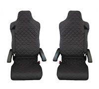 TRUCK SEAT COVERS Designed to fit Renault T, Renault C BLACK 2 pieces