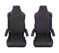 TRUCK SEAT COVERS Designed to fit Renault T, Renault C BLUE PIPING 2 pieces