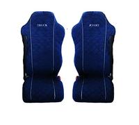 Truck Seat Covers Microfiber Dark BLUE 2 pieces DESIGNED TO FIT RENAULT T/C