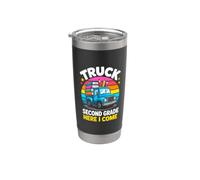 Truck Second Grade Here I Come Back to School Stainless Steel Insulated Tumbler