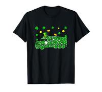 Truck Shamrocks St. Patrick's Day Funny Irish Driver T-Shirt