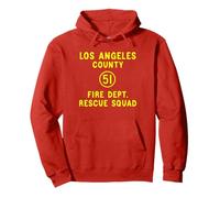 Truck Side 51 Emergency Squad Logo Essential emergency 51 Pullover Hoodie
