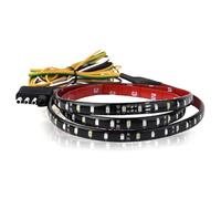 Truck Tailgate Light Bar, 60inch Triple Row 6-Function Blink Strip, Super Bright Red/White/Amber Reverse Stop Turn Signal Running for Trucks Pickups SUV RV Trailer Protect the steering wheel