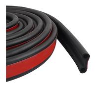 Truck Tonneau Cover Seal,Camper Shell Seal Rubber Weather Stripping with Double Hole,Universal Tailgate Seals for Pickups Trucks Campers Cars(24.6Ft)