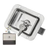 Truck Toolbox, Toolbox Locks with Keys,Replacement Handle Furniture Locks - Professional Recessed Panel Lock For, ATV