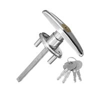 Truck Top Handle Replacement T Handle Lock Zinc Alloy Truck Lock Truck Lock Lock T Handle Barn Lock Replacement Truck Cap Handle Lock Vehicle T Handle Lock Truck Canopy Lock Playhouse Door Lock