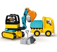 LEGO DUPLO Town: Truck & Tracked Excavator Toy (10931)